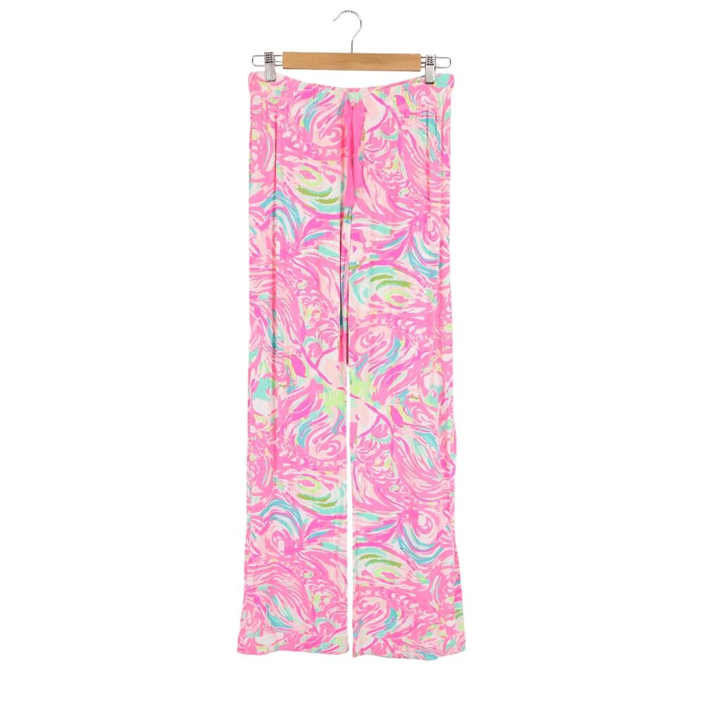 Lilly Pulitzer PJ Knit Pant Pink Multicolor Size XS